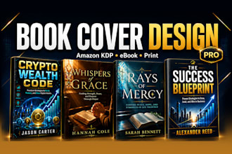 design book cover design, ebook cover, amazon kdp book cover