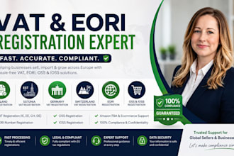 handle ireland, estonia, switzerland, germany vat registration, eori, oss, ioss
