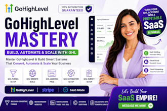 create ghl funnel ghl website ghl landing page ghl automation ghl survey setup