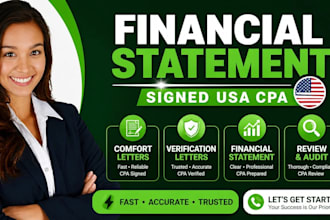 prepare or review financial statement as a USA CPA