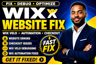 fix wix website errors bugs checkout issues broken pages wix automation wix velo