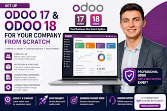 set up odoo 17 or odoo 18 for your company from scratch