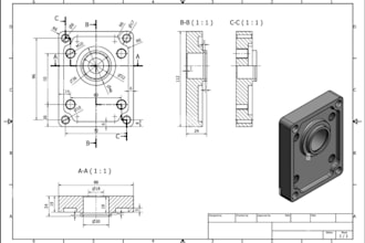 3d cad design, product design, technical drawing, mechanical cad for 3d printing
