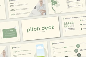create presentation decks, pitch decks