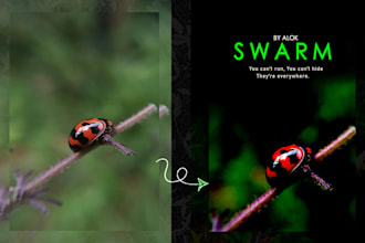design cinematic movie poster with hollywood style