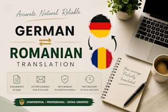 translate german to romanian and romanian to german