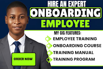 create employee training courses for onboarding and staff development