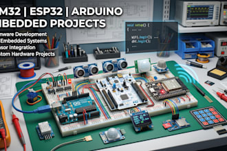 create stm32, esp32, and arduino embedded projects