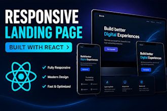 professionally fix or build a landing page for you