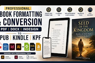 do amazon KDP book formatting kindle ebook for self publisher ebook writer