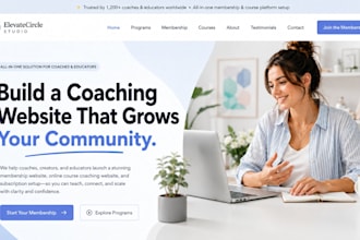build wix membership website online course coaching website subscription setup