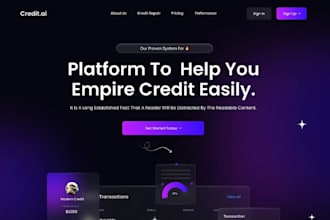 build a credit repair website, credit repair funnel and automation setup