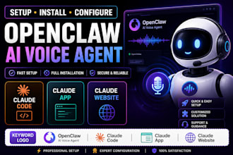 setup install openclaw ai voice agent claude code claude app claude website