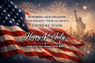 create ai generated independence day graphics for any country and language