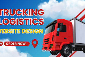 create logistics website, trucking, freight broker, cargo