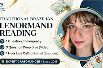 do a traditional brazilian card reading or live session