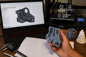 create 3d printable stl file for product, mold, prototype, or custom design