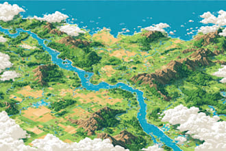 draw a vector map in illustrator