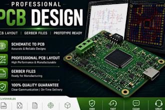 do professional pcb design and circuit board layout