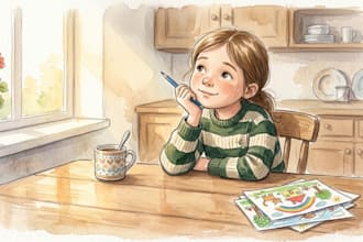 illustrate watercolor children storybook illustrations