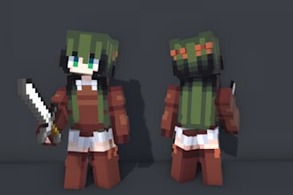 make you a minecraft skin based off your description