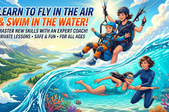 teach you how to fly in the air and how to swim in the water
