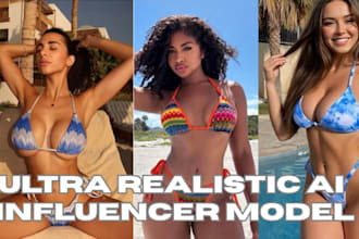 create realistic ai influencer model for brands instagram fanvue lora comfyui