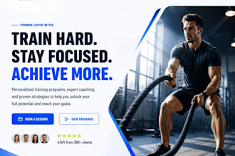build wix sports coach website athletic trainer fitness trainer website