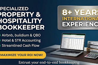 manage your property and hospitality bookkeeping in qbo, buildium ex, hilton