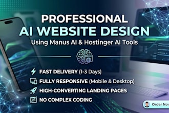 be your ai website designer and no code web developer