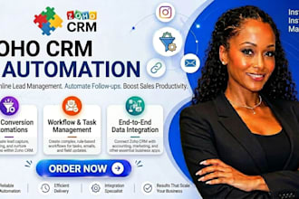 zoho CRM setup, automation, integration, customization, zoho one zoho form