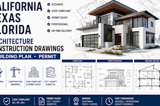 california texas florida architecture construction drawings building plan permit