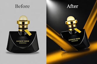 create luxury product photo editing in photoshop