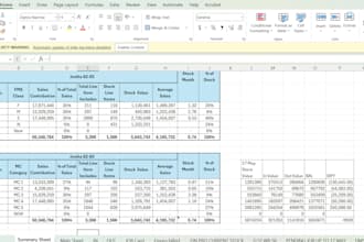 create excel inventory management system with stock tracking and movement