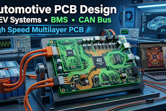 design automotive pcb for ev systems bms can bus and high speed multilayer board