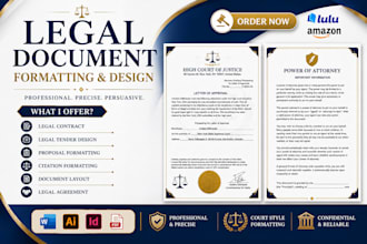 create legal documents, agreement and contract legal business documents