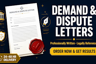 draft a formal dispute letter for landlord, contractor, employer, or debt letter