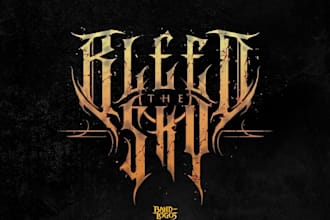 create technical death metal logo for you brand or band