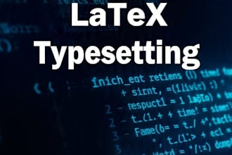 professionally format mathematical documents in latex