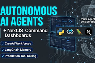 build autonomous ai agents and multi agent workflows using crewai