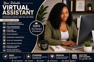 assist w services for admin, scheduling, business support