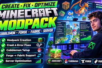 create fix optimize minecraft modpack minecraft cobblemon server forge to fabric