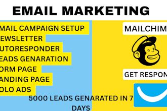 do email marketing, email campaign, email blast, klaviyo, mailchimp email, inbox