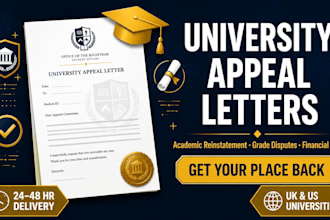 write university appeal and academic reinstatement letters