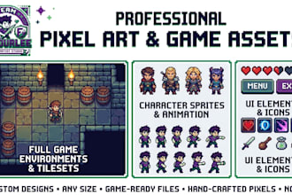 create custom pixel art for you