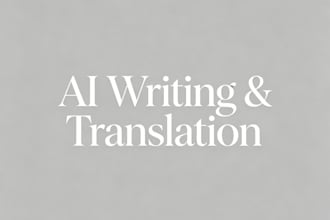 write high quality ai blog posts scripts and translate chinese to english
