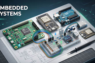 design and develop embedded systems using stm32 esp32 and arduino