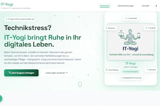 develop modern business website
