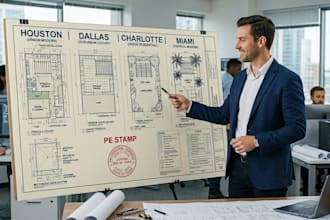 professional pe stamp permit ready plan structural calculation for city approval