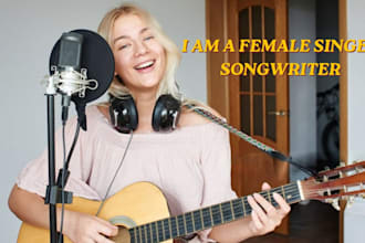 be your female pop singer songwriter edm country rock vocalist lead singer